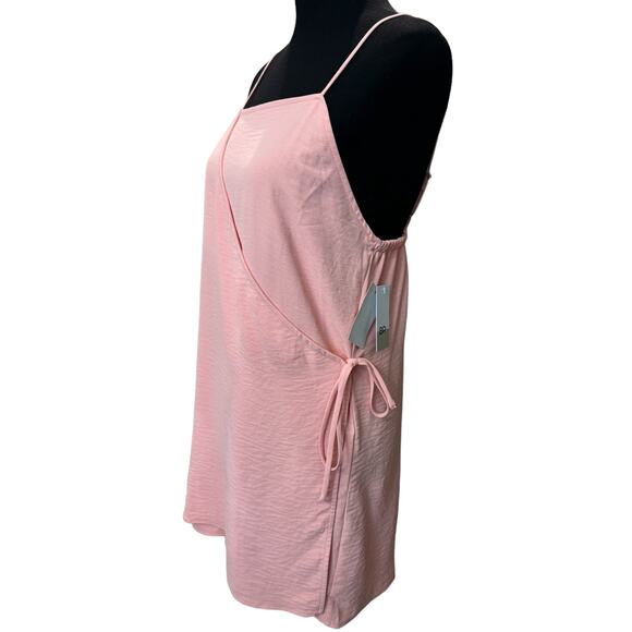 New~ BP. NORDSTROM ~  Pink Square Neck Spaghetti Strap Dress Size S - Picture 3 of 5